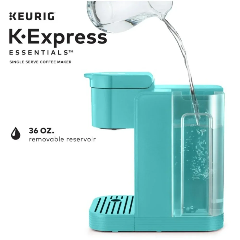 Keurig K-Express Essentials Single Serve K-Cup Pod Coffee Maker Teal - BNIB